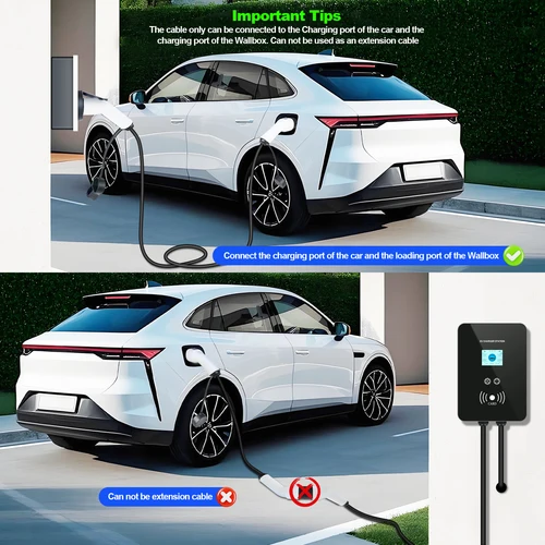 Imagen 2 del producto Cable de extensión de carga EV portátil tipo 2 macho a tipo 2 hembra, 3,5 M, 3,6, 7,2, 11, 22KW, 1p, 3p, cargador de coche eléctrico para estación pública