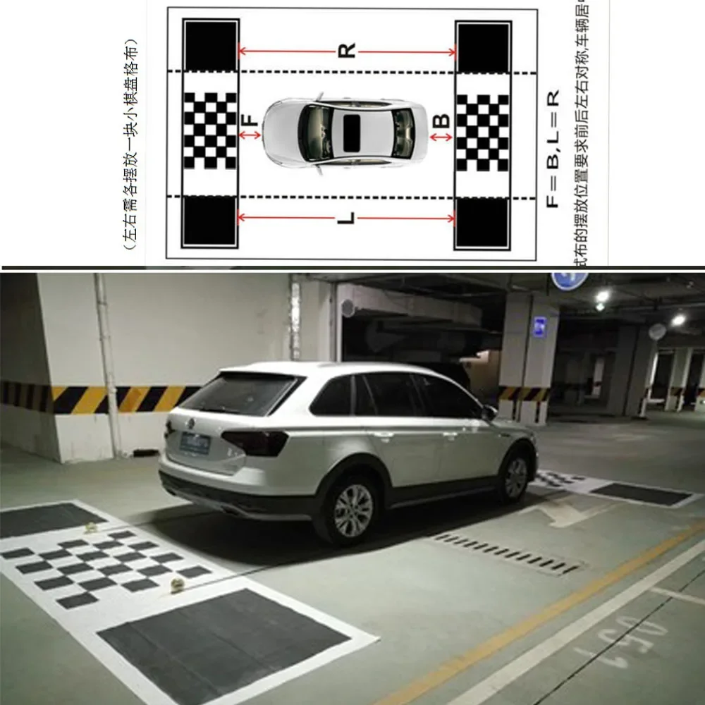 

Auto Prof Automotive 360° Panorama Image Camera System Debugging Cloth Calibration Cloth Matt Match Splicing All 360° System