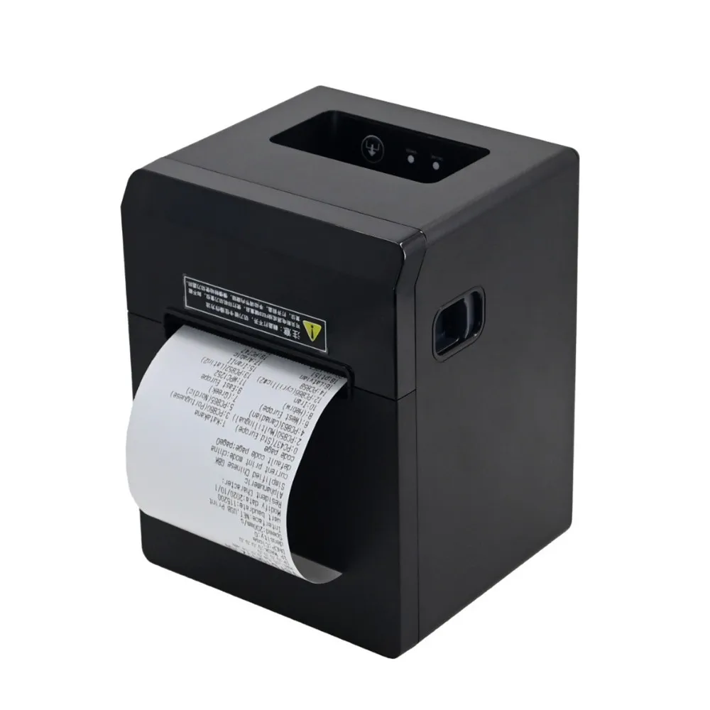 Cashier Payment Bill 80mm Thermal Receipt Printer USB Bluetooth Small Ticket Printer for Retail/Catering/Service Industry