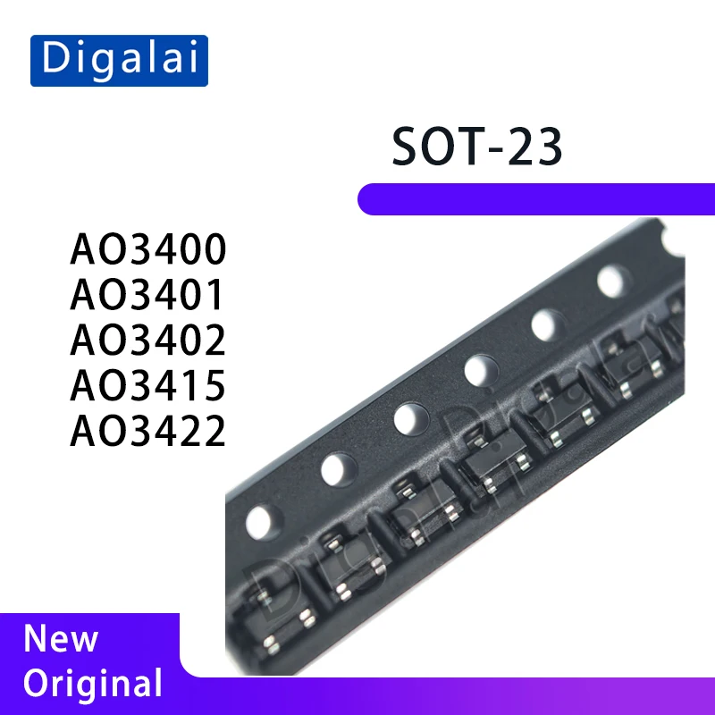 

Brand new original AO3400/3401/3402/3415/3422 MOS tube field effect tube SOT23