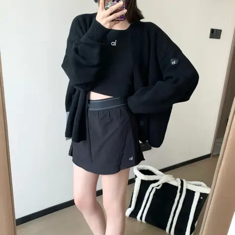 A* Yoga Avancerad Fukttransporterande Vattenkyld Tenniskjol Dam Snabbtorkande Andningsbar Sportbyxkjol med Dubbla Lager 10 best sales Maxi Mall - №1