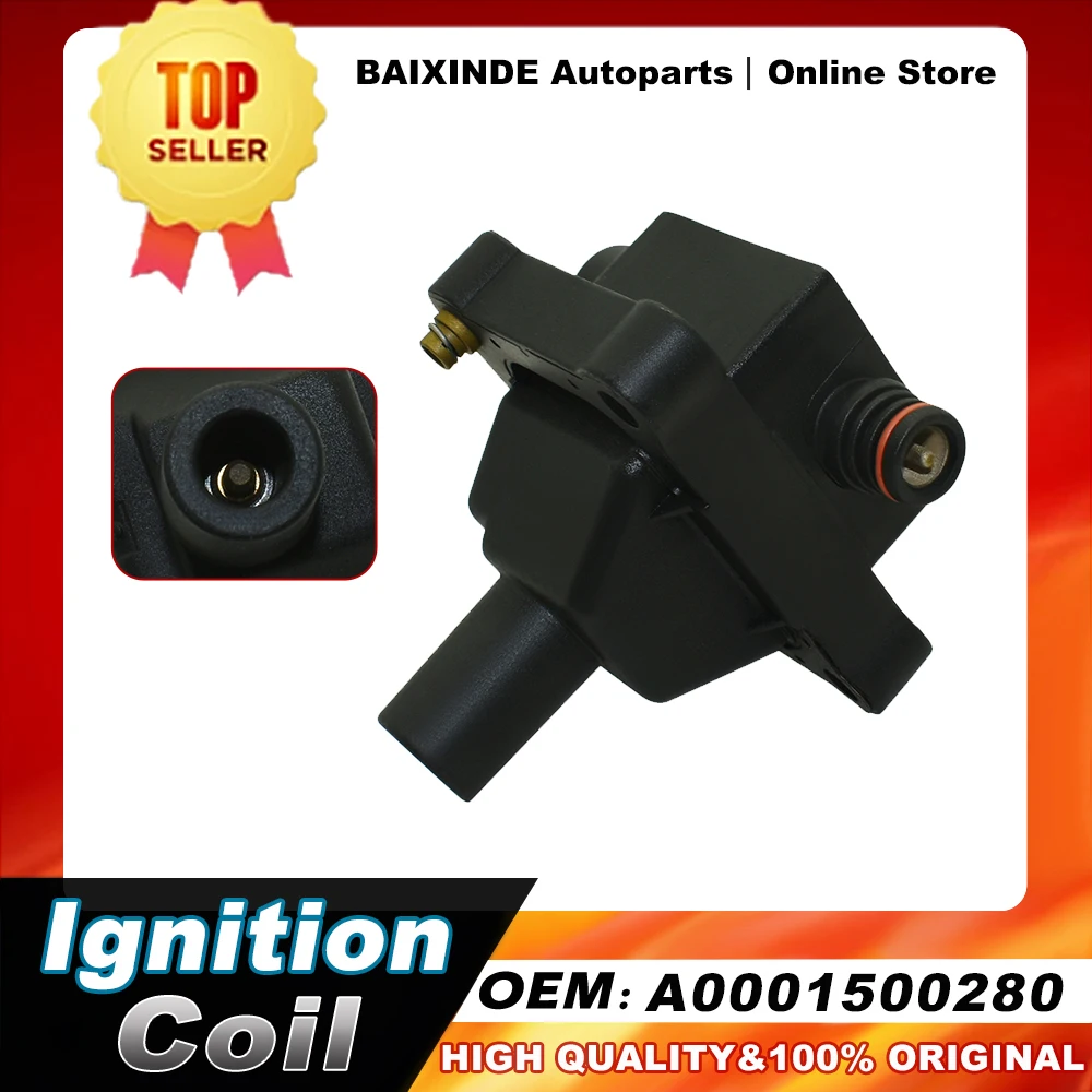 OEM A0001500280 A0001587503 Ignition Coil For MERCEDES-BENZ W163 W202 W210 SLK200 SLK230 CLK200 SL280 E280 E230 Car Accessories