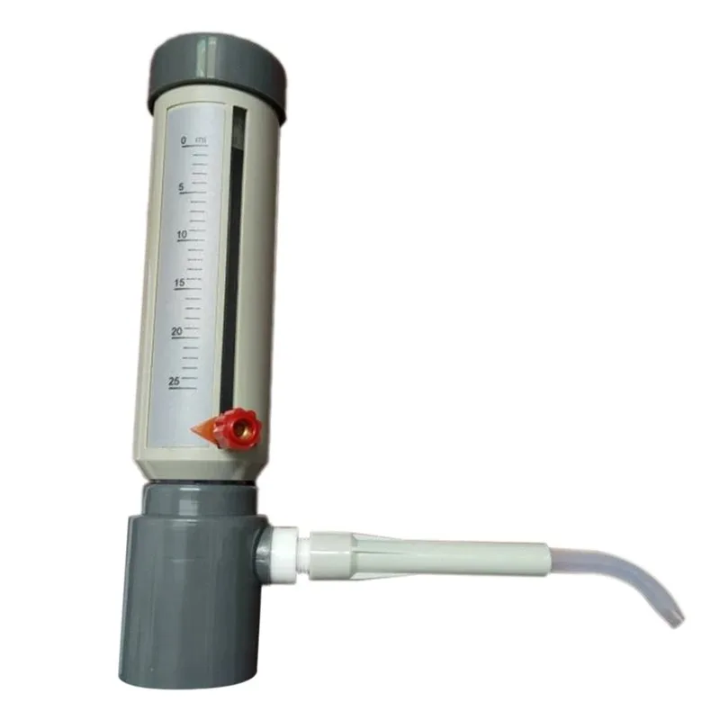 Lab Bottle Top Dispenser, Economic Semi-Automatic Sleeve Type 5-25ml Adjustable Liquid Adder