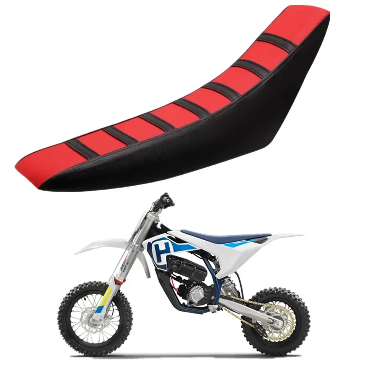 For KTM HUSQVARNA HONDA YAMAHA SUZUKI KAWASAKI Motocross Striped Soft-Grip Gripper Soft Seat Cover Rubber moto