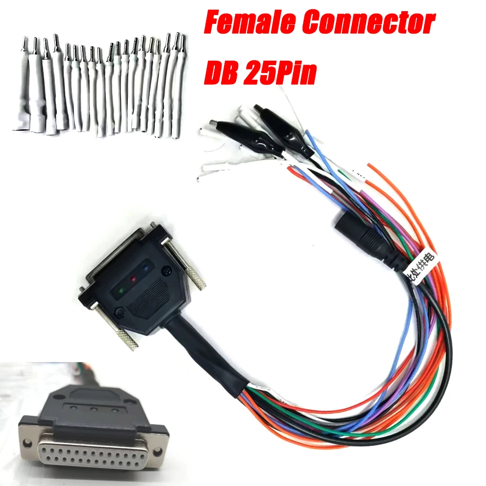 for SM2 Pro II Universal J2534 OBD2 Cable DB 25pin EOBD Scanner Tool Working On Ktflash Dongle ECU Programming Accessories