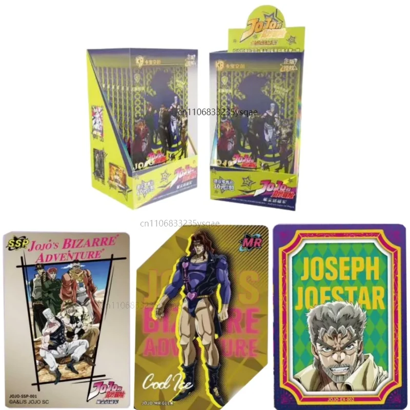 本物のジョジョの奇妙な冒険カードスターダストクルセイダーズコレクションカードアニメーション漫画ゲームフラッシュカード周辺おもちゃギフト