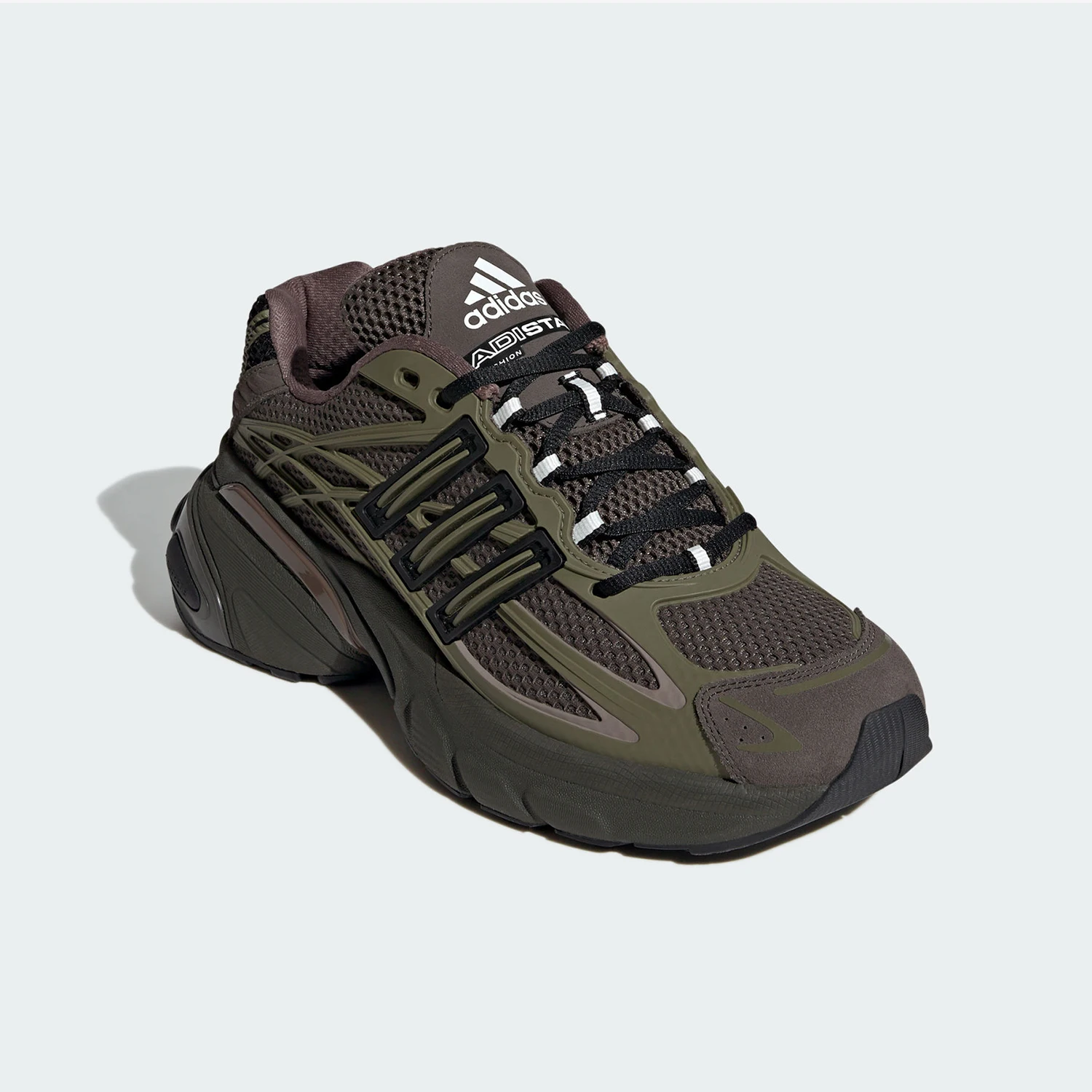 Adidas genuine clover men's and women's thick soled lace up wear-resistant casual shoes KH7989