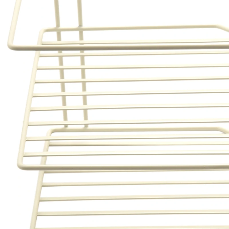 3-Tier Kitchen Corner Shelf Rack-Metal Frame-Rust Resistant Finish-Cups, Dishes, Cabinet & Pantry Organization-Kitchen (9 X 8 In