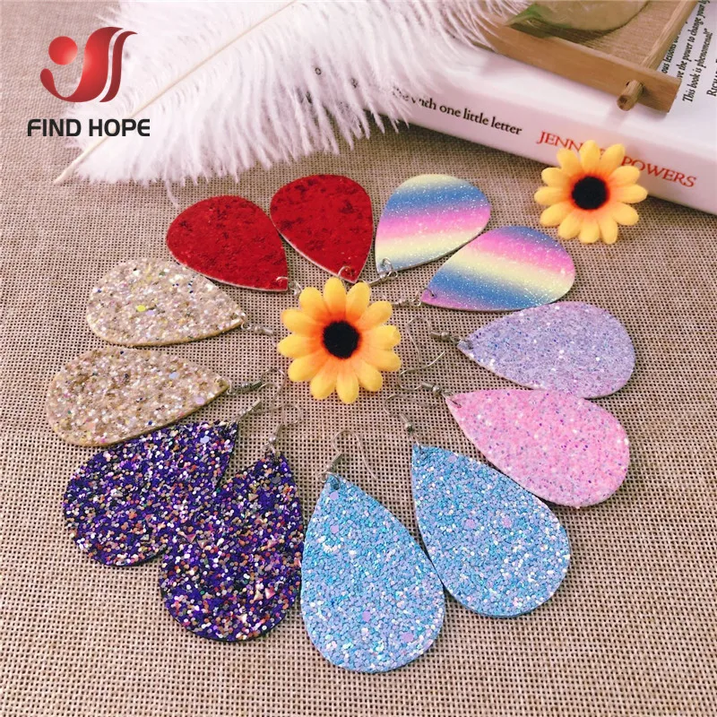 A5 Ultra Chunky Glitter iridescent Hologram Vinyl PU Leathere Fabric Sparkle DIY Craft Doll Bow Earring DIY Handmade Decor