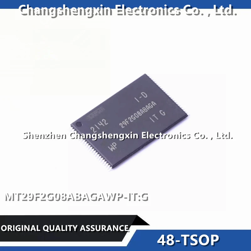 10 Pieces MT29F2G08ABAGAWP-IT: G TR New Original Non-Volatile NAND Memory FLASH TSOP48 2Gb Parallel Interface 256M x 8