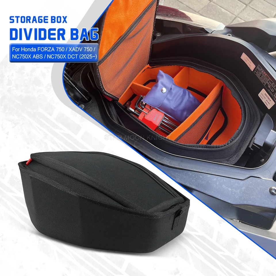 Motorcycle Seat Bucket Bag Rear Trunk Inner Cushion Storage Box