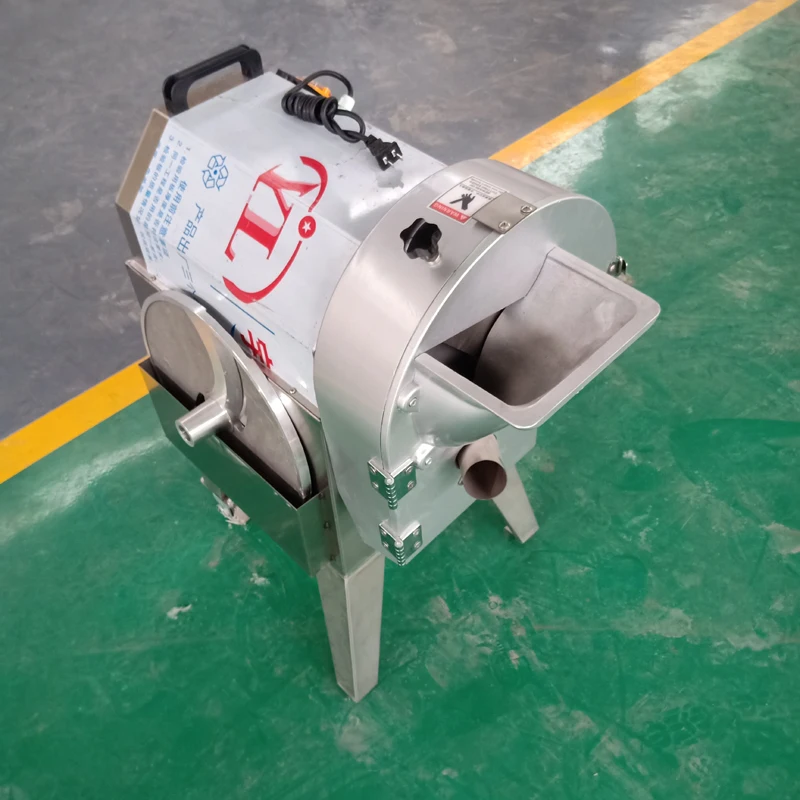 Vegetable Cutting Machine Electric Potato Cutter Onion Slicer Machine Commercial Automatic Vegetable Cutter