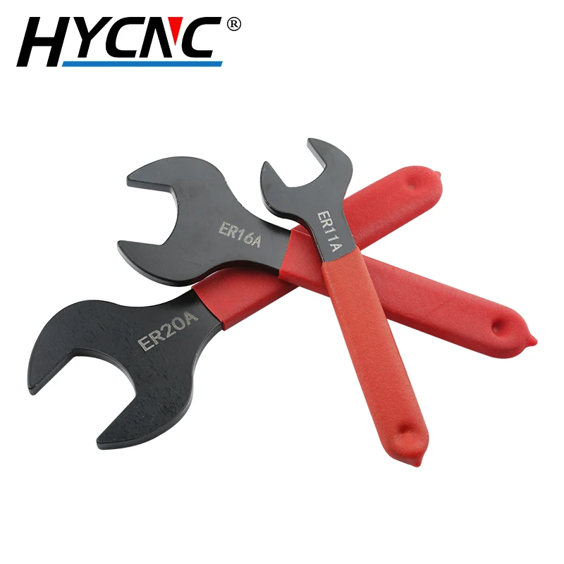 High Carbon Steel ER Collet Wrench ER11A ER16A ER20A Chuck Fixture Wrench CNC Milling Cutter Nut Chuck Lathe Tool