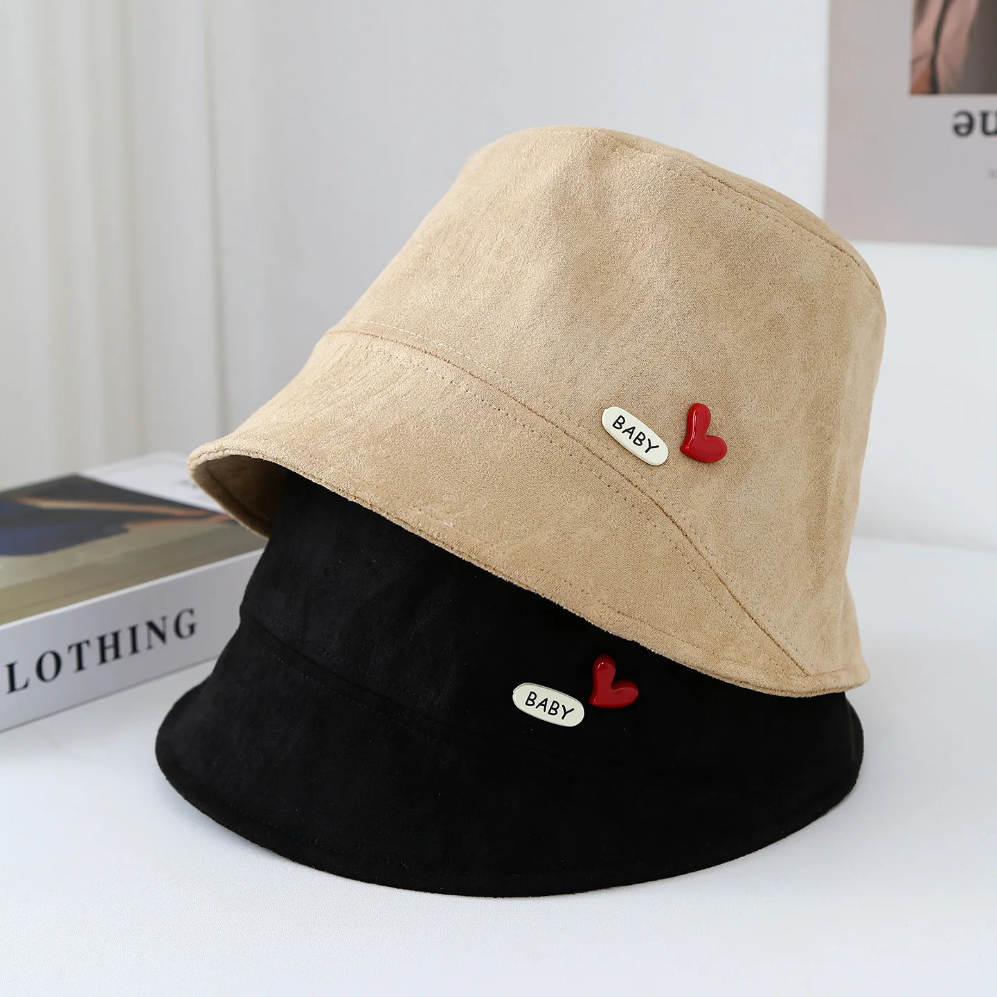 

Bucket Hats For Women Spring Autumn Sunshade Sweet Fisherman Cap Female Casual Foldable Trendy Outdoor Accessories