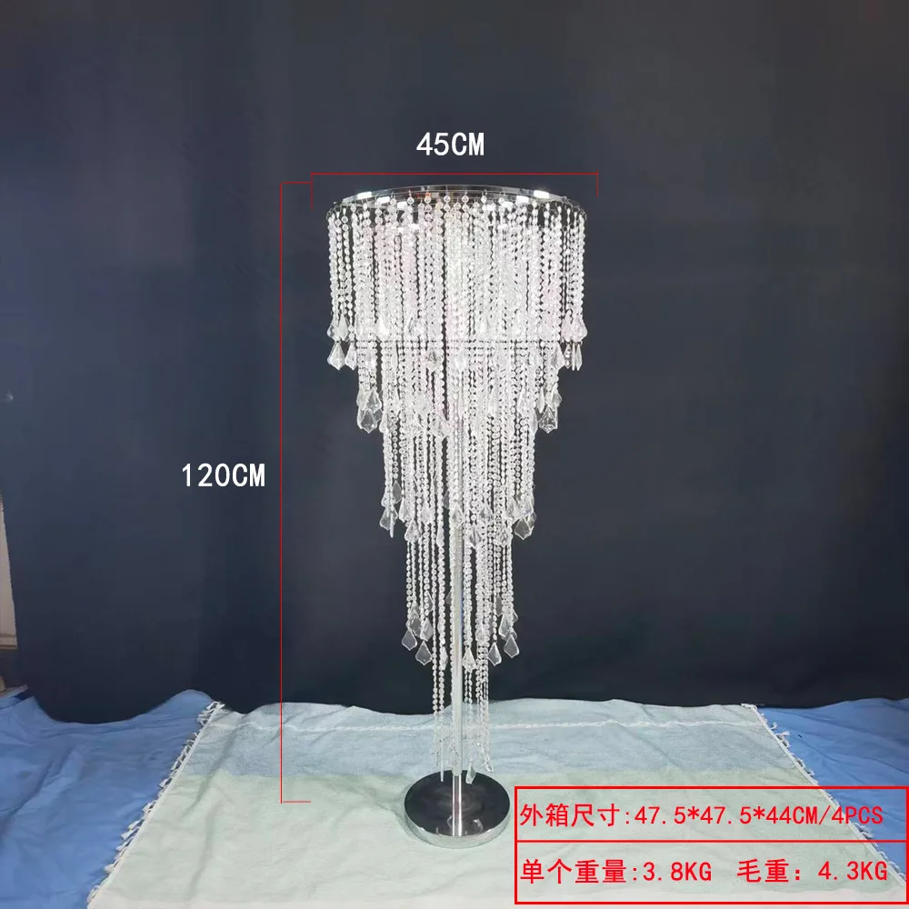 New wedding props, acrylic crystal bead curtains, road leads, window stages, wedding venues, decoration flower vessels