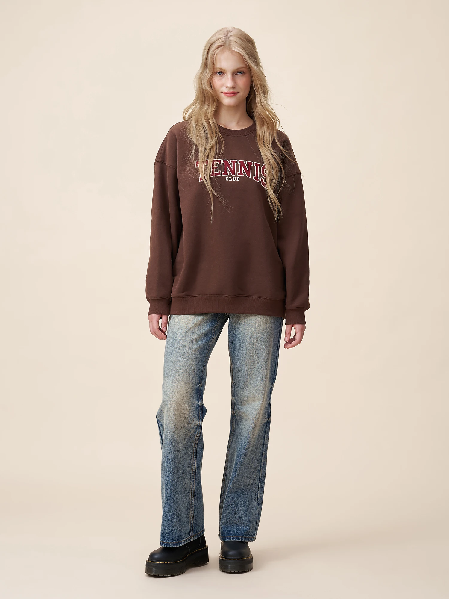 

Ретро джинсы-клеш с эффектом потертости, женские, новые 2025, утягивающие, длинные брюки с высокой талией, хлопок, стрейч, S5544073