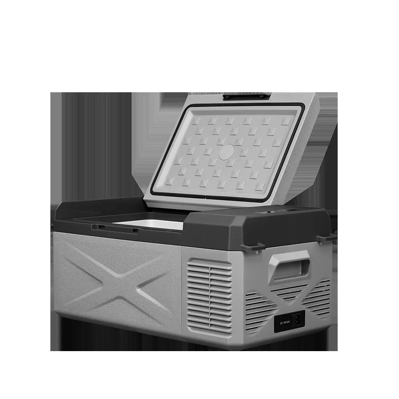 Компрессор, мини-автомобильный холодильник, 15-литровый, для путешествий на открытом воздухе, быстрое охлаждение, цифровой дисплей, контроль температуры Компрессор, мини-автомобильный холодильник, 15-литровый, для путешествий на открытом воздухе, быстрое охлаждение, цифровой дисплей, контроль температуры