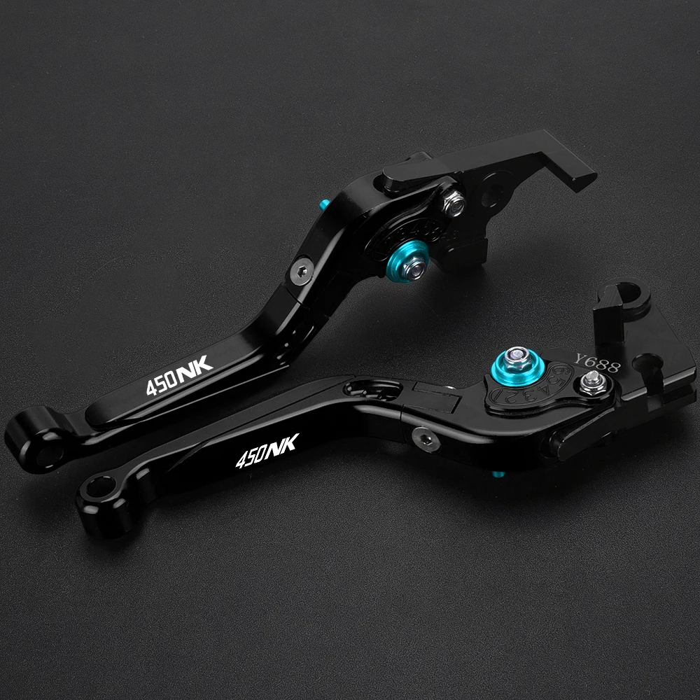 

Motorcycle Accessories CNC Aluminum Extendable Adjustable Brake Clutch Levers FOR CFMOTO 450NK CF450NK NK450 2023 2024 2025 2026