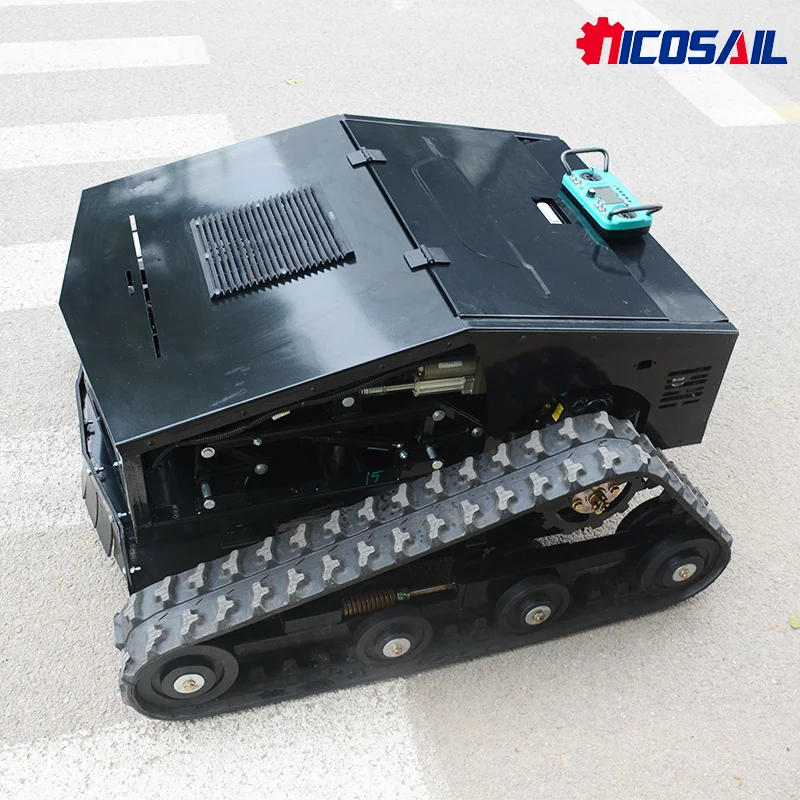 

Home Farm Orchard Remote Control Lawn Mower Cordless Compact Design Tracked Lawn Mower