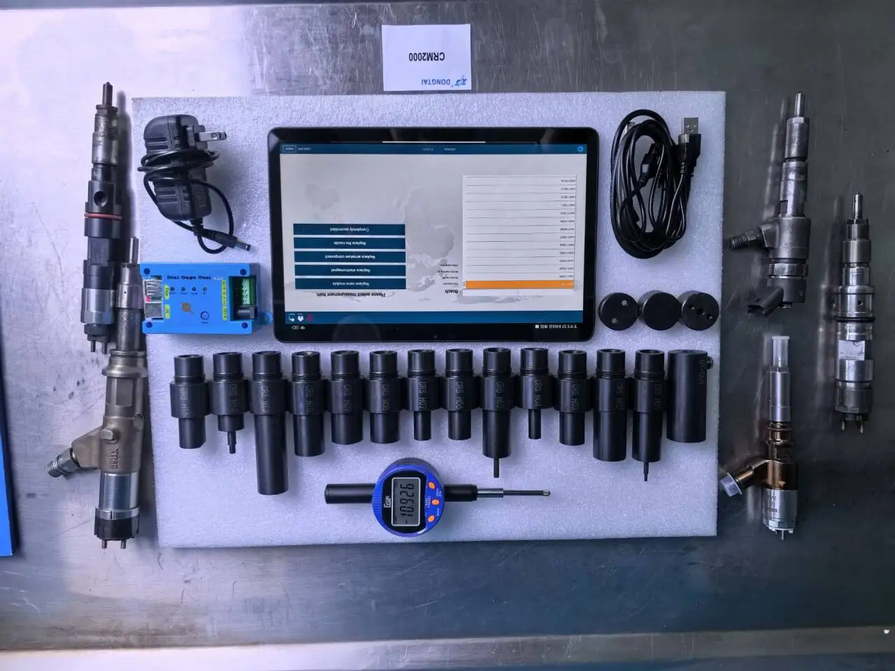 New Model CRM2000 Common Rail Injector Repair Tools Stage 3 AHE Measuring System