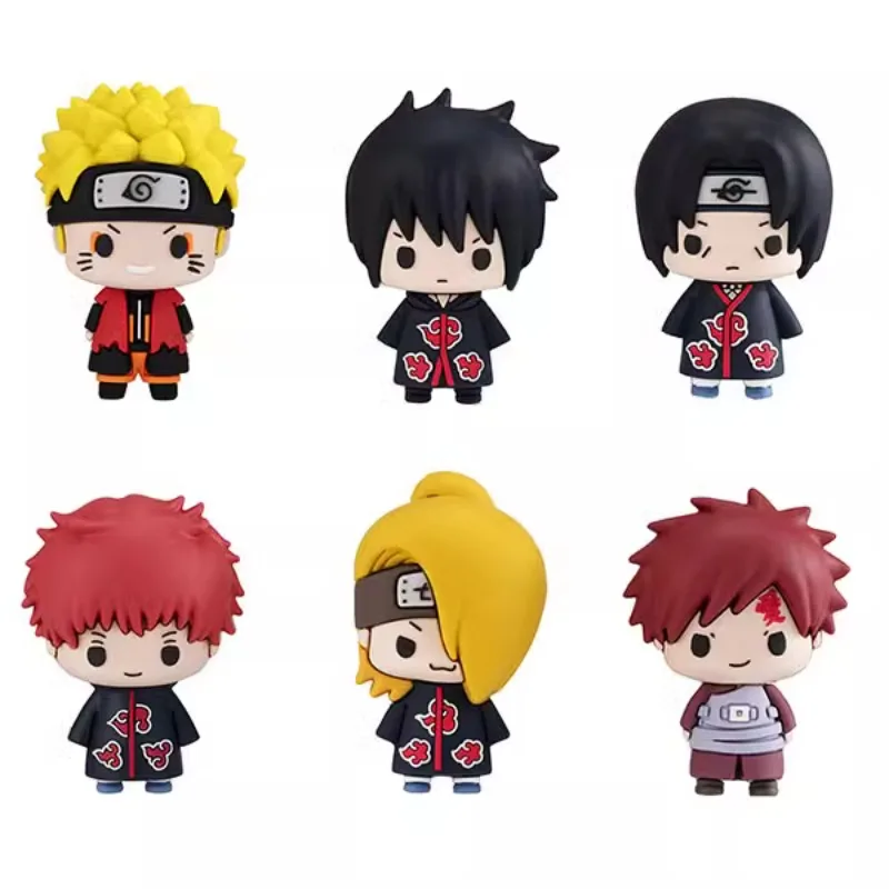 

In Stock Original Genuine MegaHouse Chokorin Uzumaki Gaara Uchiha Itachi Sasori Deidara Q Version Authentic Collection Model 5cm