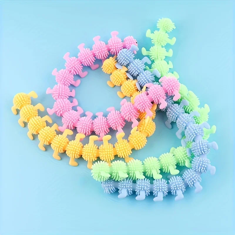 4PCS interactive cat toys silicone material can entertain and exercise cats colorful suitable  super fun cat and dog toy set