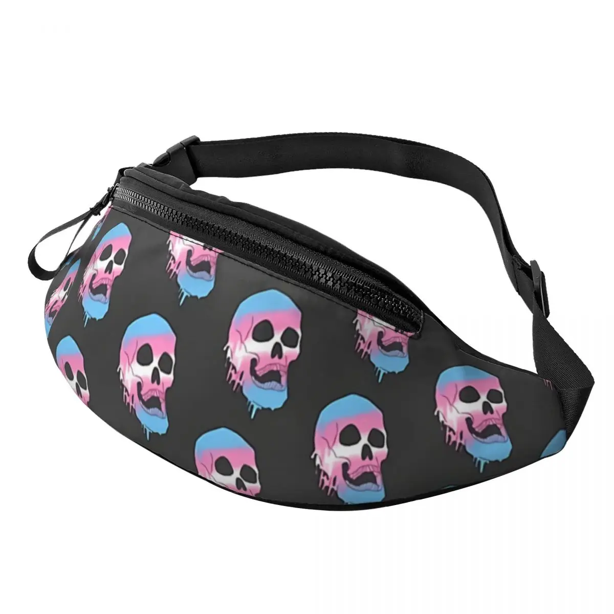 LGBTQ Pride Printed Waist Bags Trans Flag Fashion Belt Bags Man Women's Sport Fanny Pack Design Banana Packs