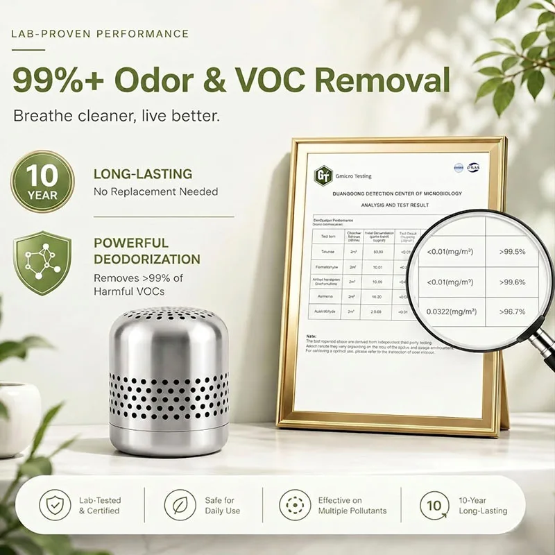 Refrigerator Airs Freshener Box 24-Hour Odor Neutralization Smell Absorber Extends Food Freshness Prevents Taint Purifying