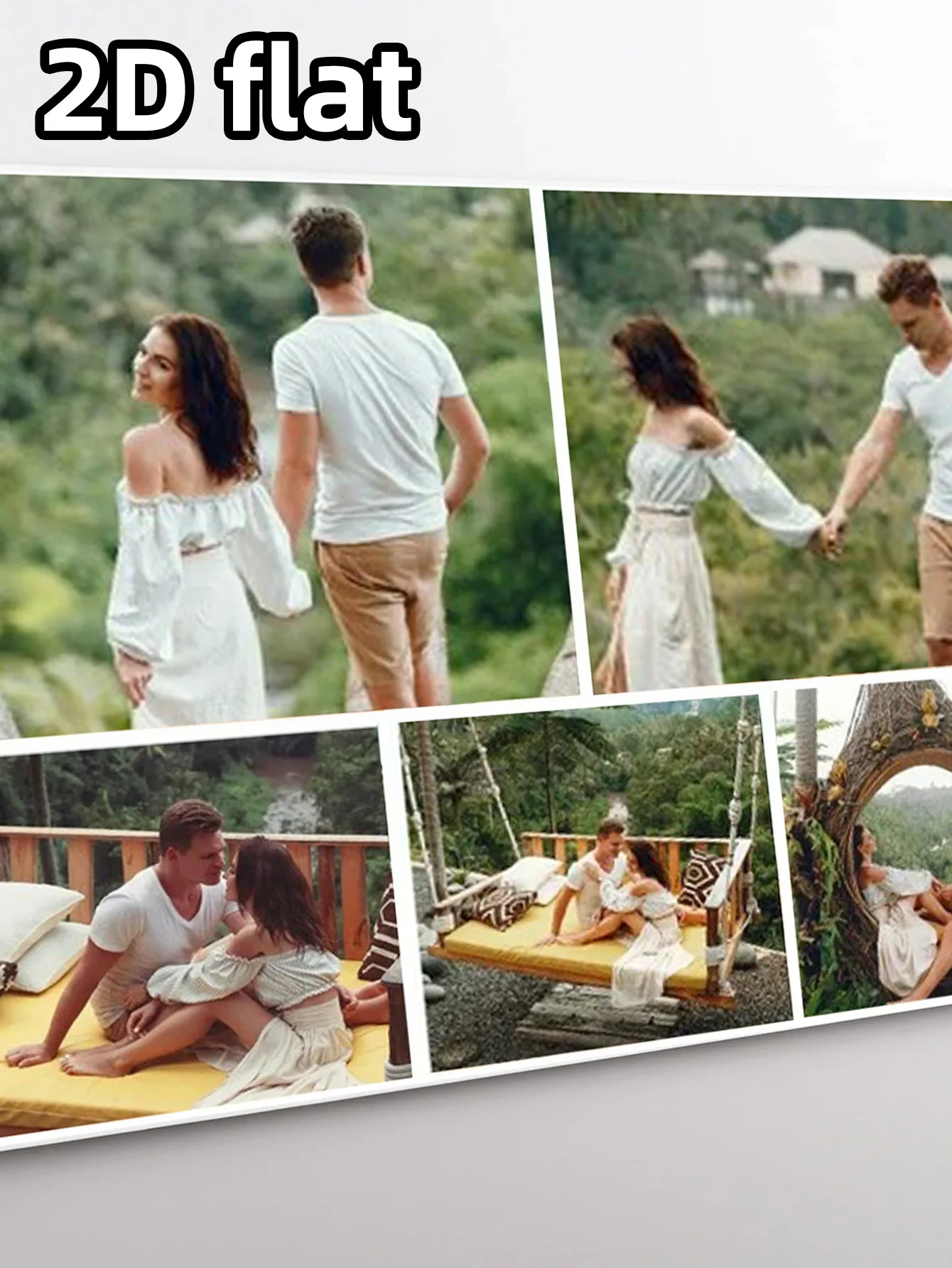 قطعة واحدة من لوحات الحائط المخصصة - صور وكلمات متعددة مخصصة، 20*30، لا تُنسى، DIY، هدايا مثالية للذكرى السنوية والاستخدام اليومي