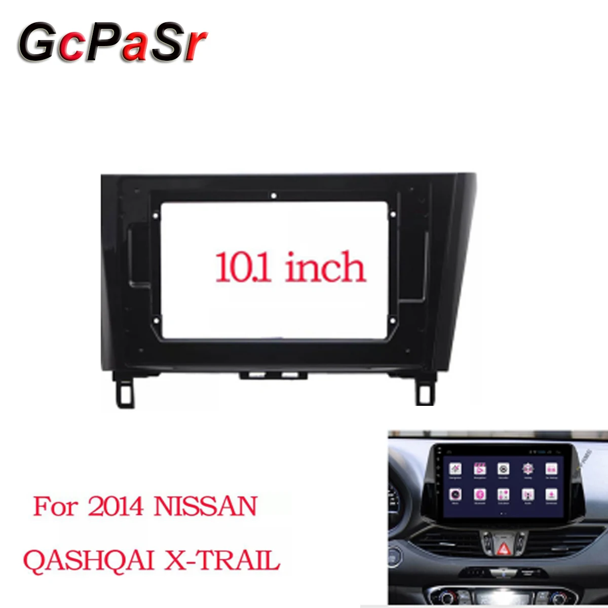 canbus For NISSAN QAHQAI X- TRAIL 2014   LHD Car Fascia Navigation Frame Dash Kit For 9