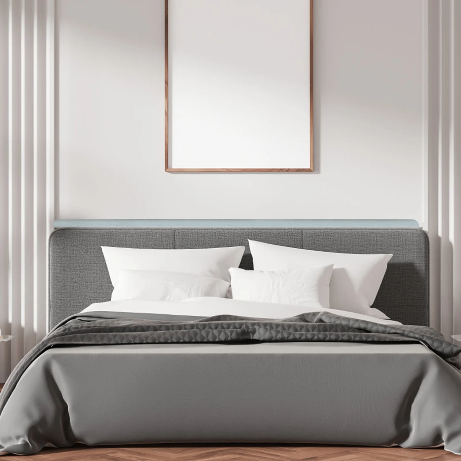 إسفين الفجوة حشو كامل الحجم حاصرات رمادية للحيوانات الأليفة فراش أريكة الإطار اللوح الأمامي الكراك رغوة حشو الفضاء تحت الأريكة #1