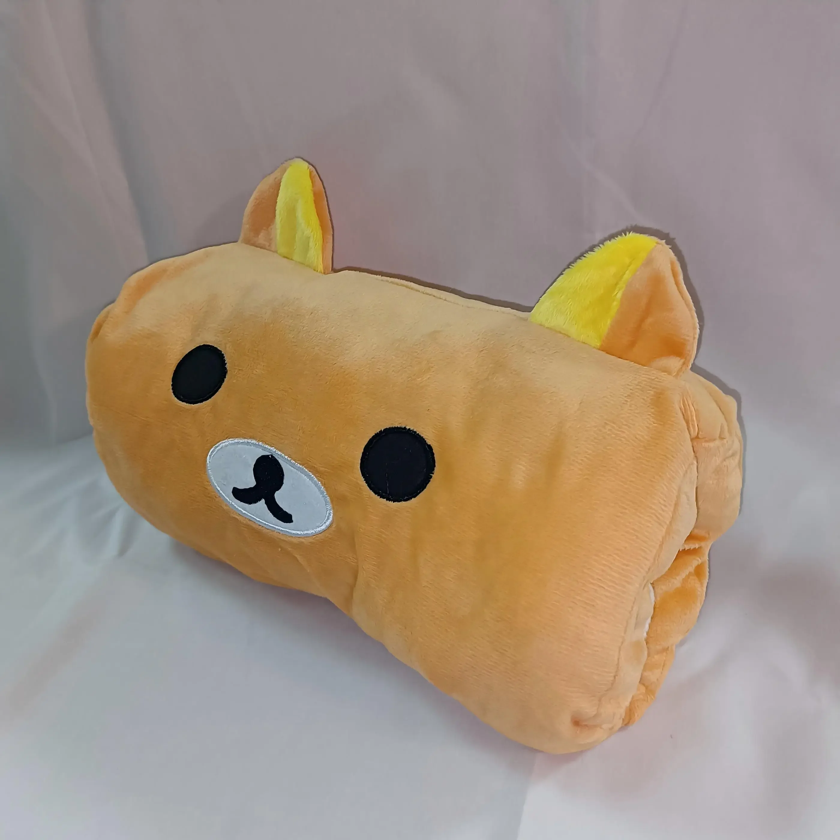 Brown Bear Pink Rabbit Plush Pillows Hand Warmers Gloves Adults Cartoon Nap Pillows Cushions Creative Hand Warmers Plush Gifts~