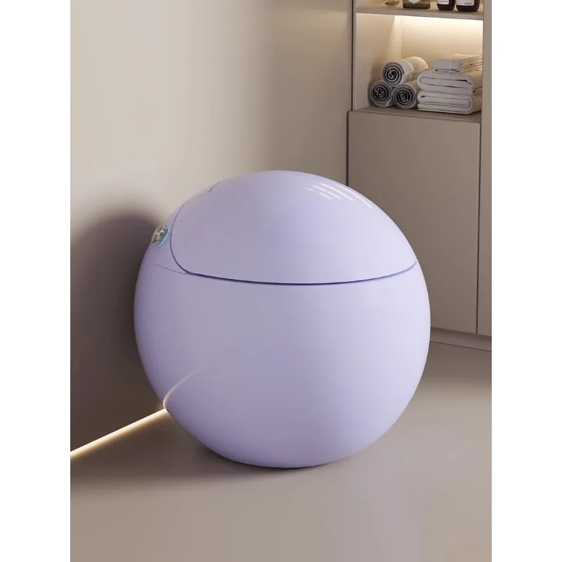 Color creative egg-shaped smart toilet small apartment integrated