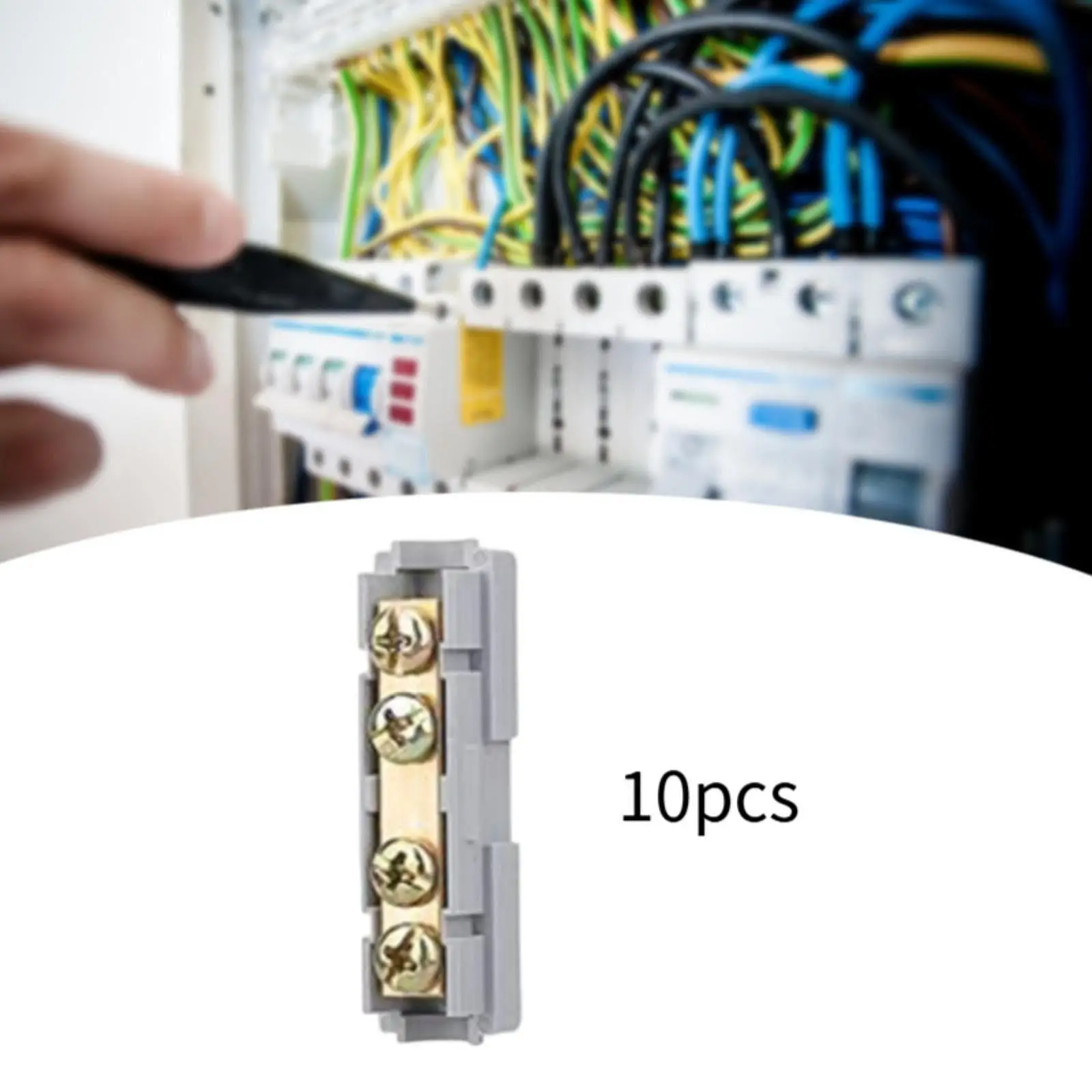 Kit de tuercas de conector de cable, Terminal de conexión de cableado rápido de fácil instalación para Industrias Electrónicas eléctricas marinas, 10 piezas