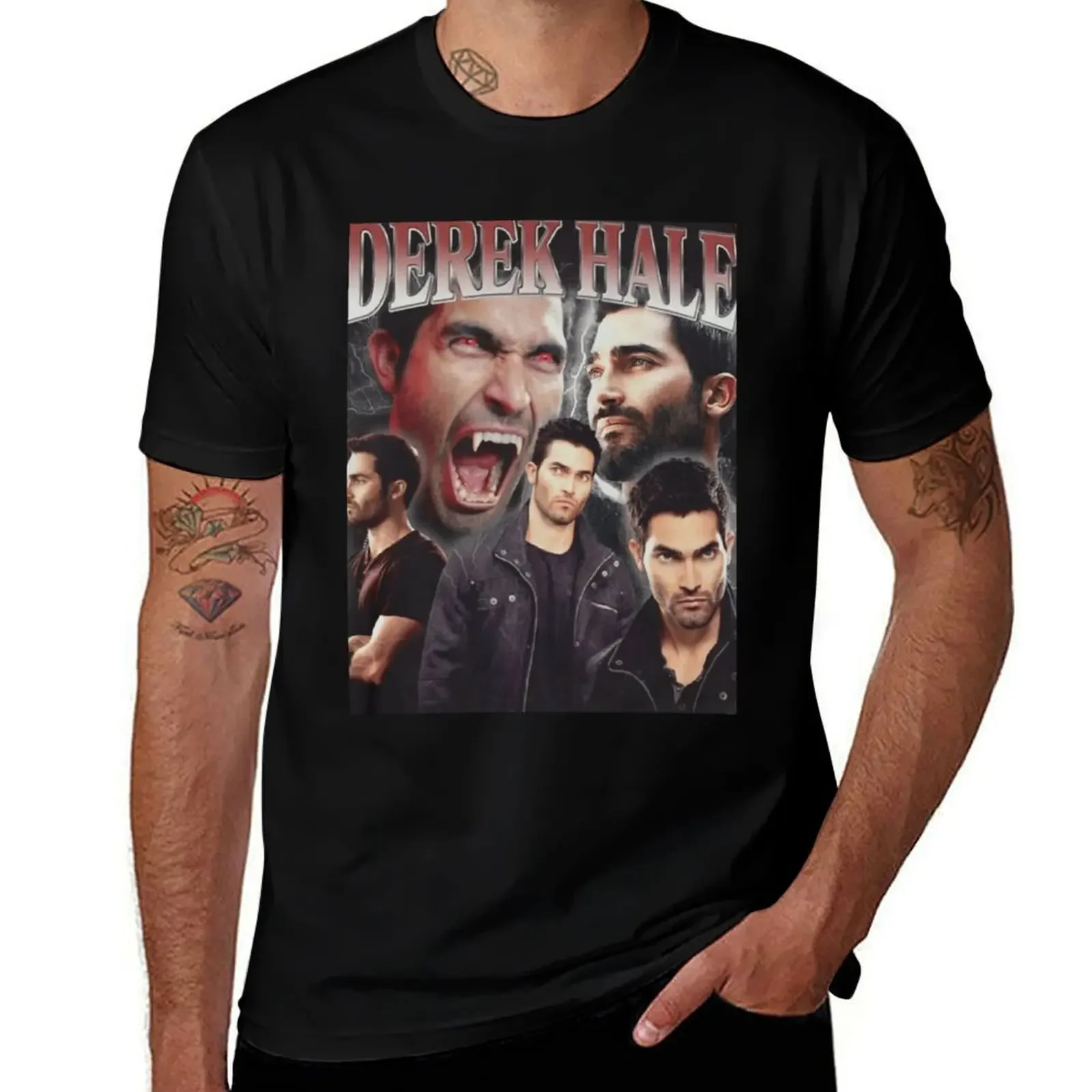 

DEREK HALE T SHIRT , T-Shirt plus sizes summer tops blacks black t-shirts for men