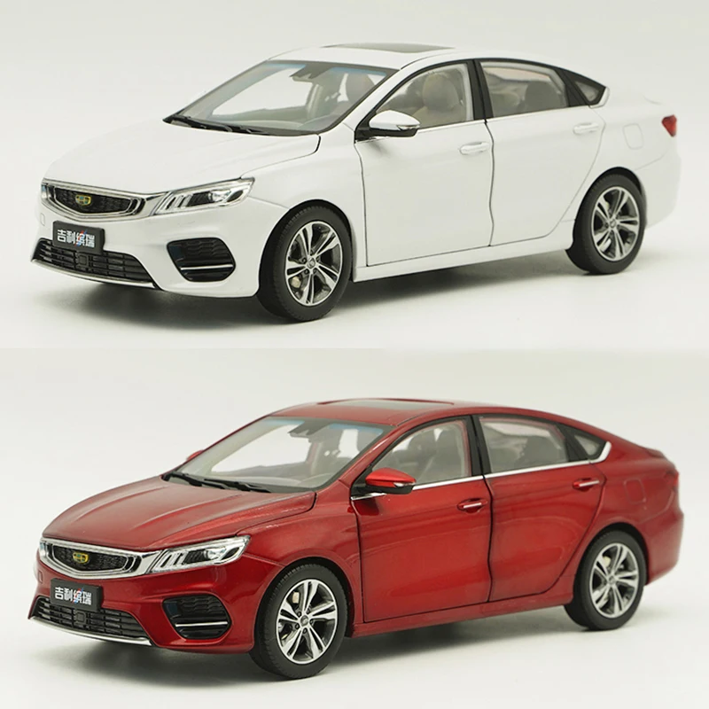 1:18 Scale Diecast Alloy GEELY Benry Business Sedan Toys Cars Model Classics Adult Collectible Souvenir Gifts Static Display