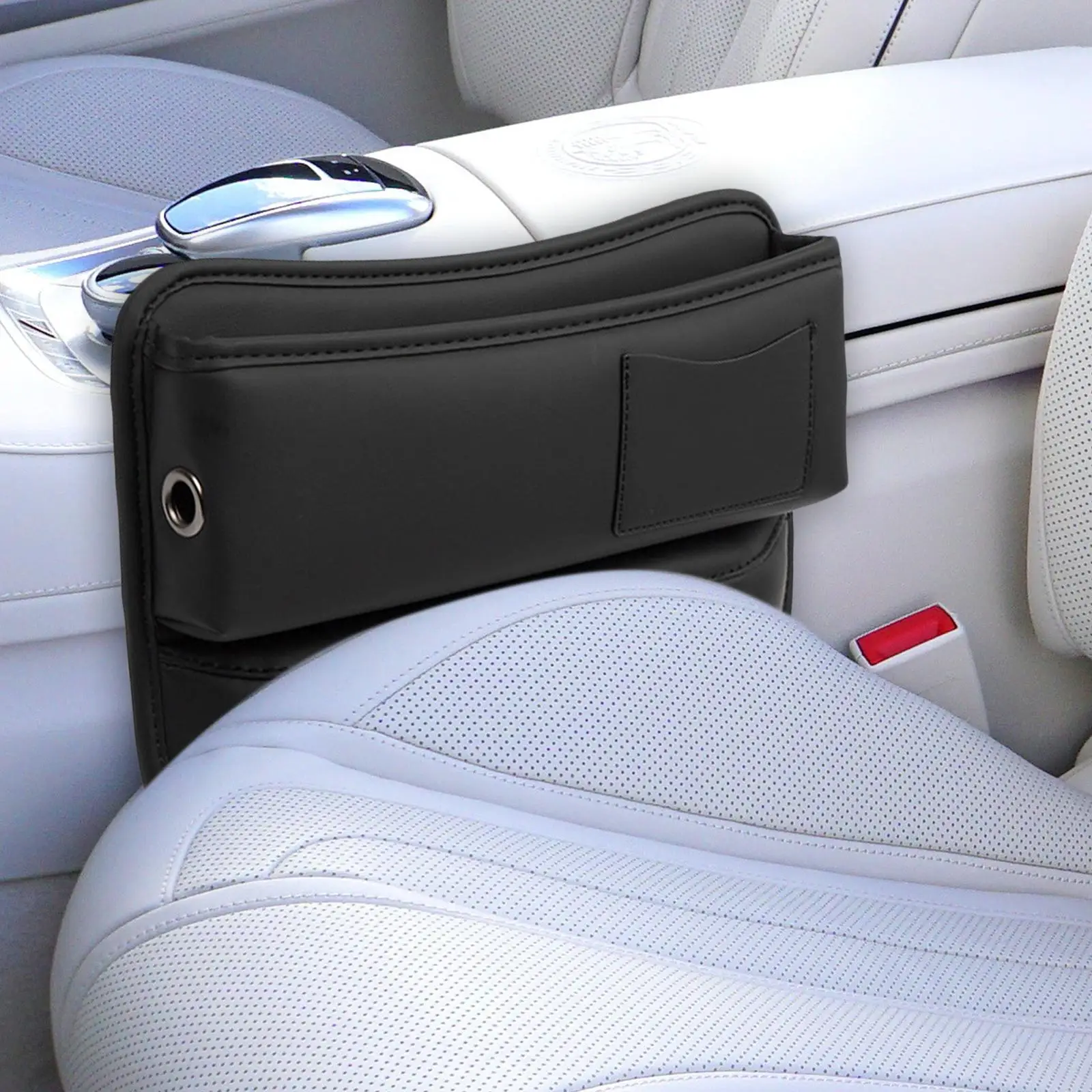 Seat Side Filler Organizer PU Leather Car Gap Storage Box for Convenient Access and Neat Vehicle Environment
