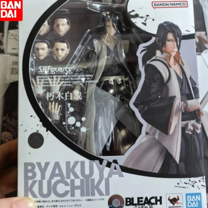 

New Bandai S.h.figuarts Bleach: Thousand-year Blood War Byakuya Kuchiki Model Kit Anime Action Fighter Finished Model Toy Gift