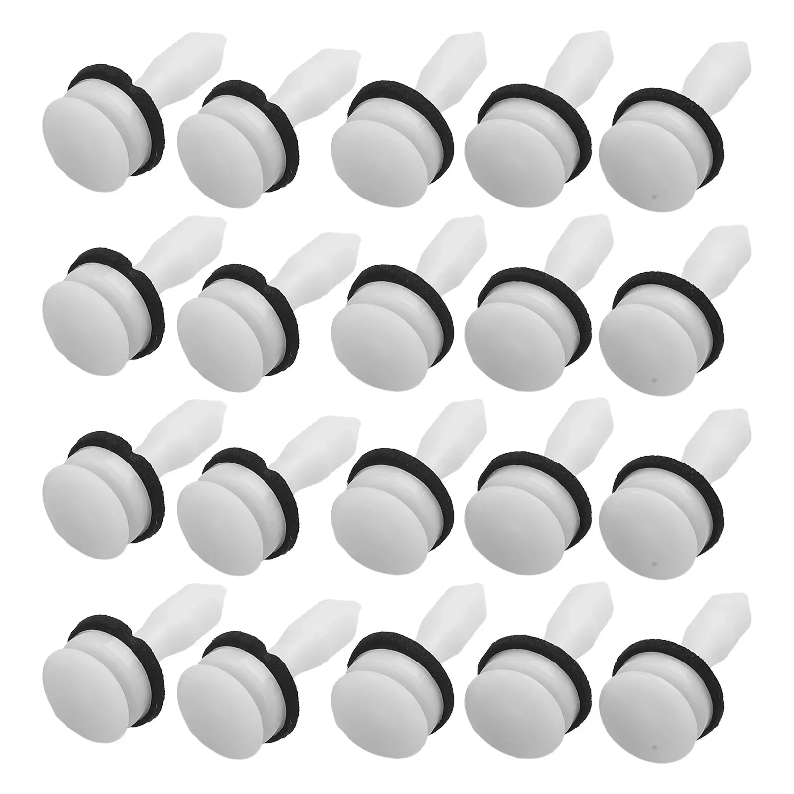 Premium Performance 20 White Plastic Door Panel Trim Interior Fastener Clips For Jaguar S Type X Type C2S13494