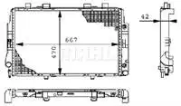 Store code: CR247000S for engine water radiator S-CLASS W140 9198 C140