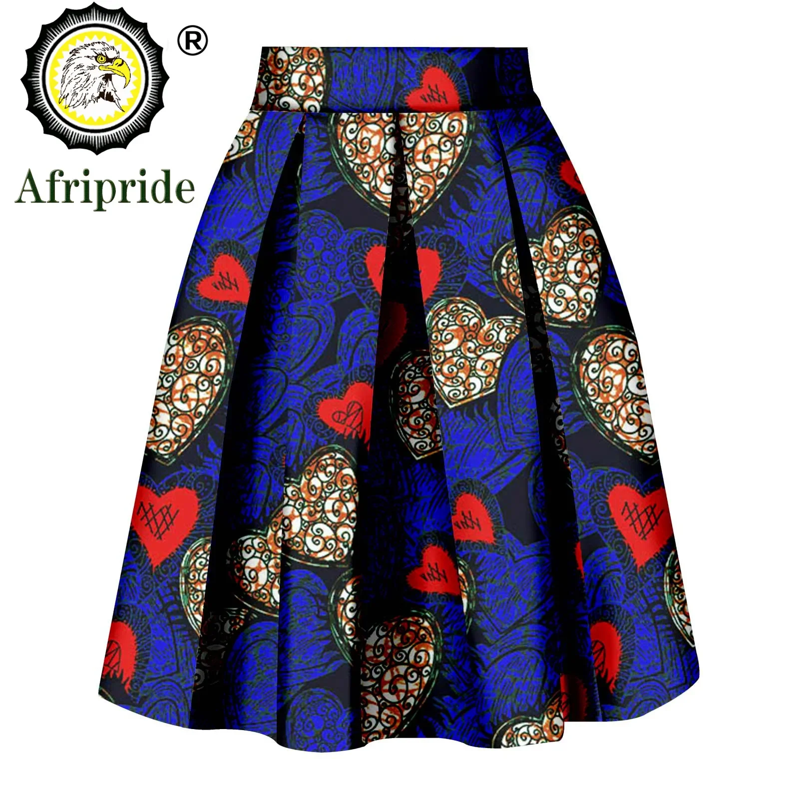 

African Print Clothes for Womem private custom pure cotton ankara print dashiki bazin riche casual skirt for women S1827008