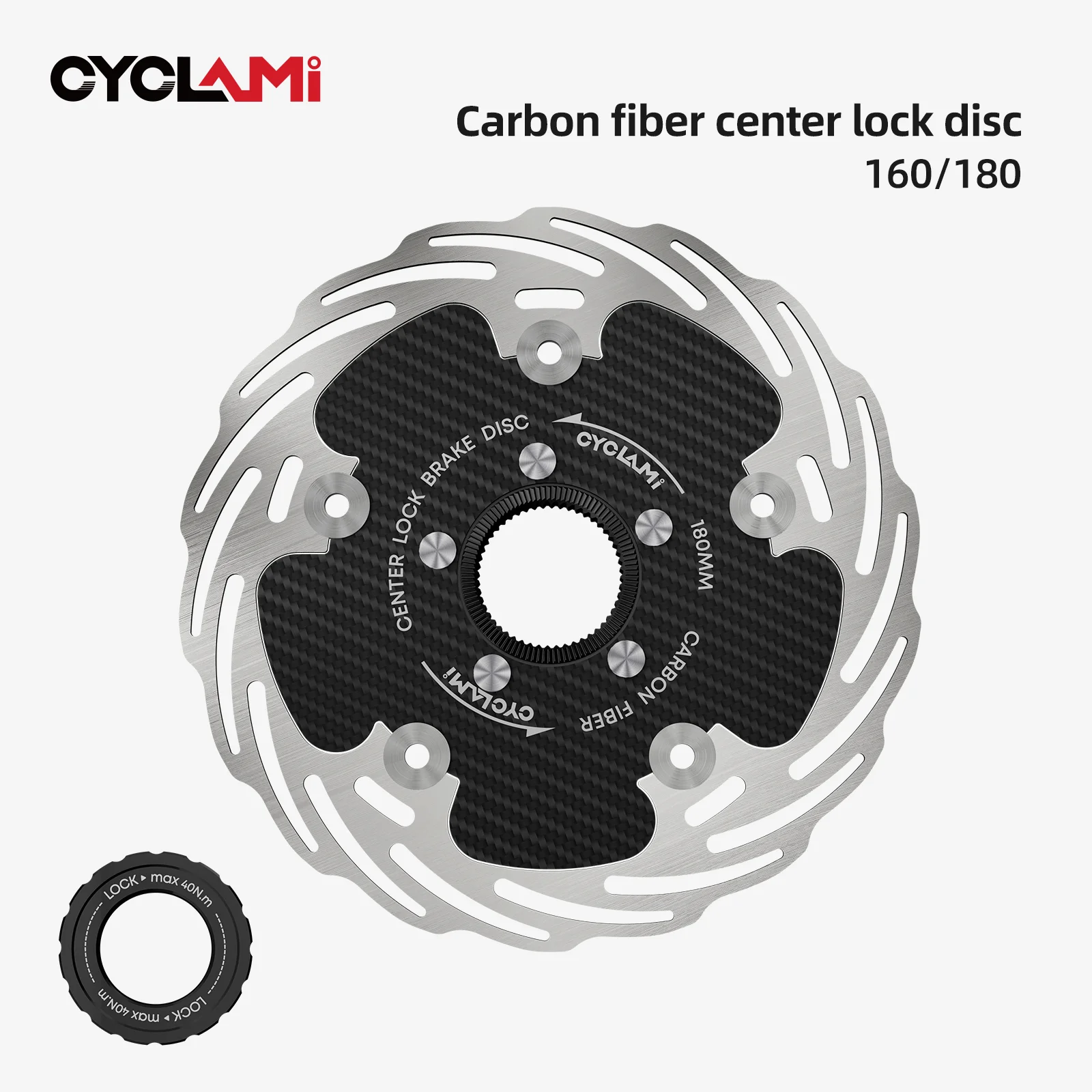 

CYCLAMI Center Lock Rotors MTB Bike Brake Discs Road Cycling Disk Brake Rotor Bicycle Brakes Discs Bike Part