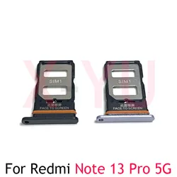 Xiaomi Redmi için not 13 Pro + artı 5G SIM kart tepsi yuvası tutucu adaptörü soket tek çift okuyucu soket