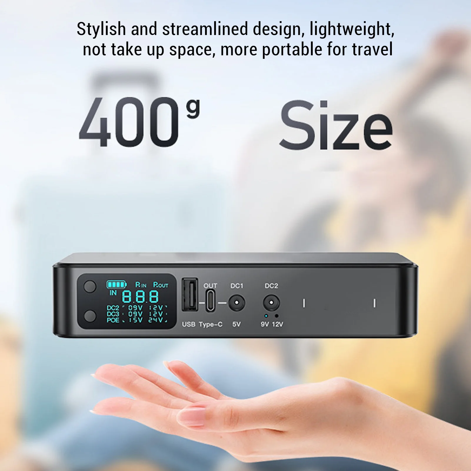 

Резервная батарея Источник питания Безопасное замыкание ИБП Резервная батарея 18000 мАч Цифровой дисплей для камеры системы контроля доступа