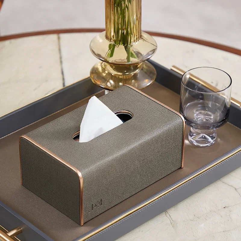 

Новая кожаная коробка для салфеток для гостиной, офиса, автомобиля, квадратная/прямоугольная коробка, декоративная подставка для салфеток