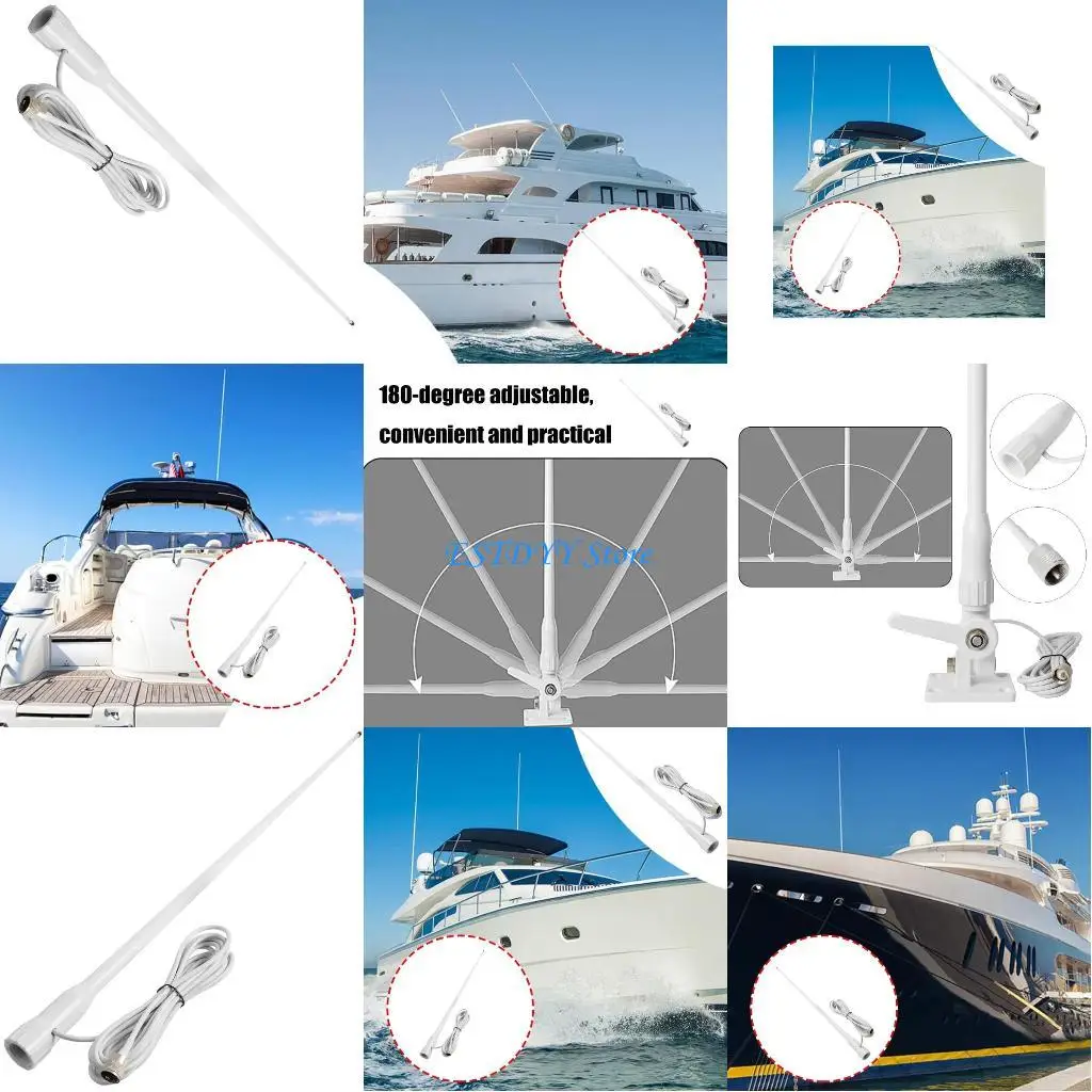 G6DE IMPRESIONADO DPOLOS MARINOS Flexibles Antenas Boats Boats Radillas antenas