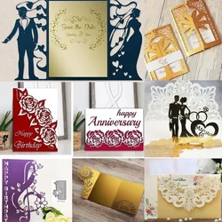 Lace Border Dies for Wedding Invitations Cards Making Metal Cutting Dies New 2022 for Scrapbooking Birthday Greeting Card Cutter