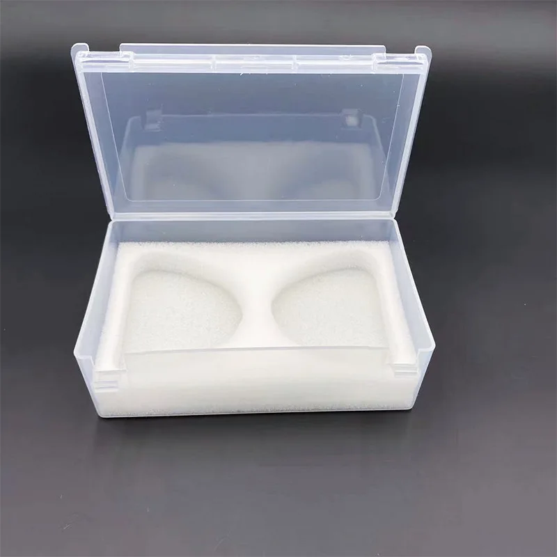 10Pcs Plastic Model Placement Box Dental Denture Technician With Foam Sponge Implant Tooth Box Clinic Protection Case view 3