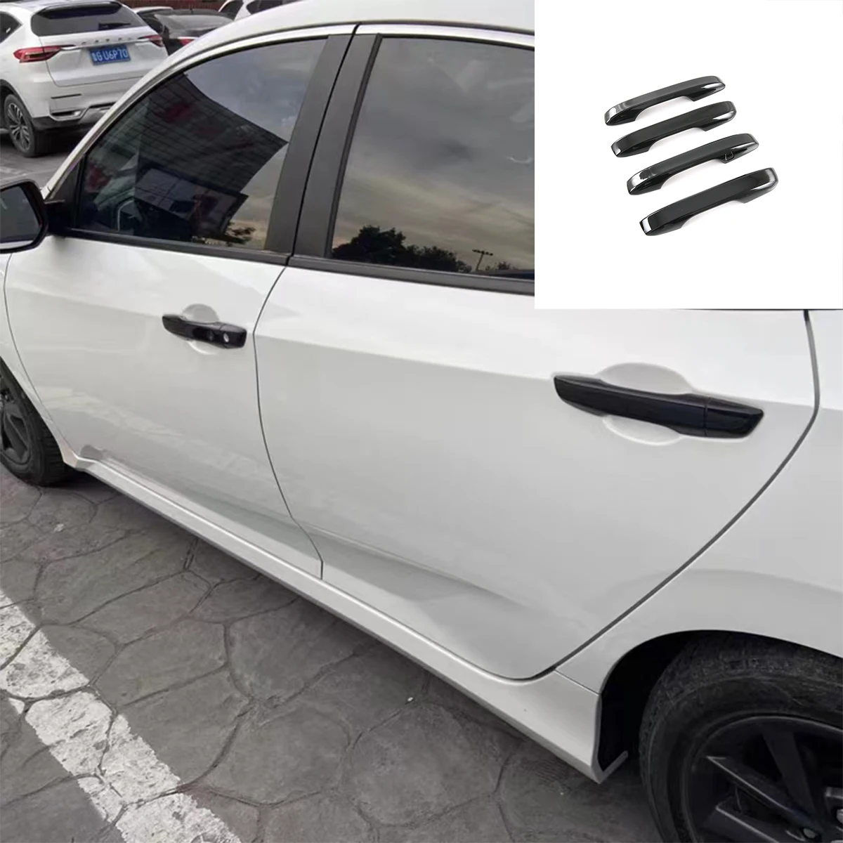 

Applicable to the 11 generation Civic handle modified Honda type door handle protective sticker