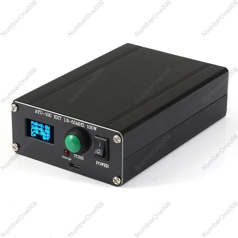 

New ATU-100 Automatic Antenna Tuner 100W 1.8-50MHz 0.96-Inch OLED Display by N7DDC 7x7 For 10-100W Radio Stations + Battery